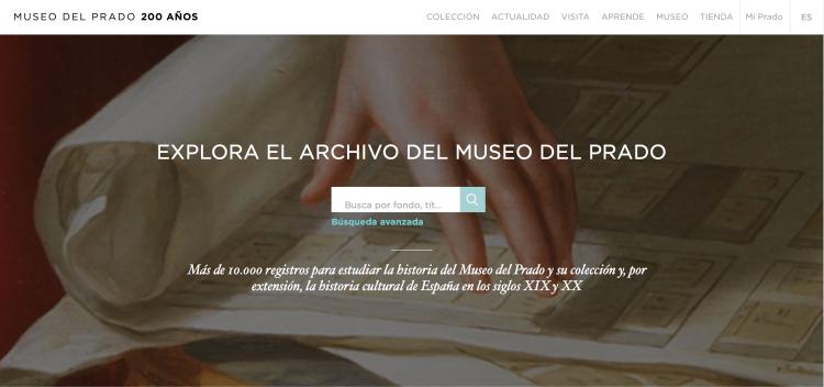 archivo digital museo del prado - Qué es un archivo de un Museo