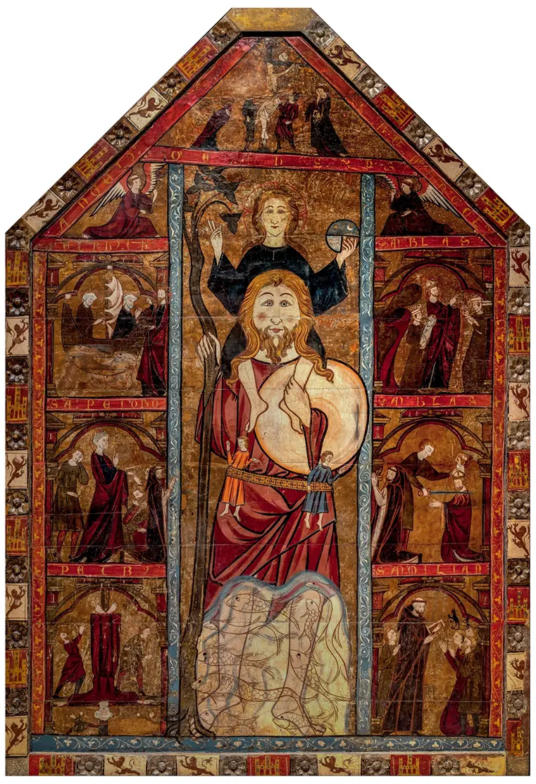 pintura medieval museo del prado - Qué personajes aparecen en la pintura medieval