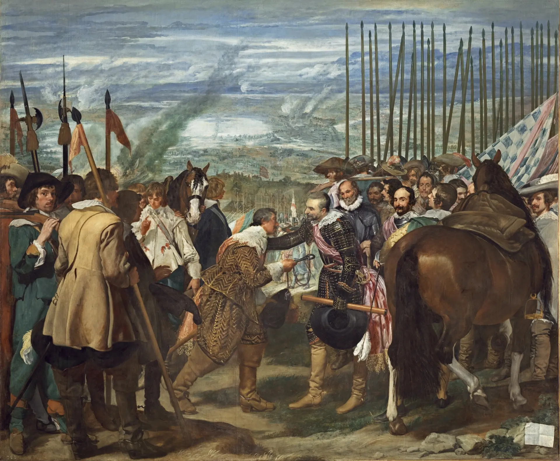 las lanzas velazquez museo del prado - Que se entrega en La rendición de Breda