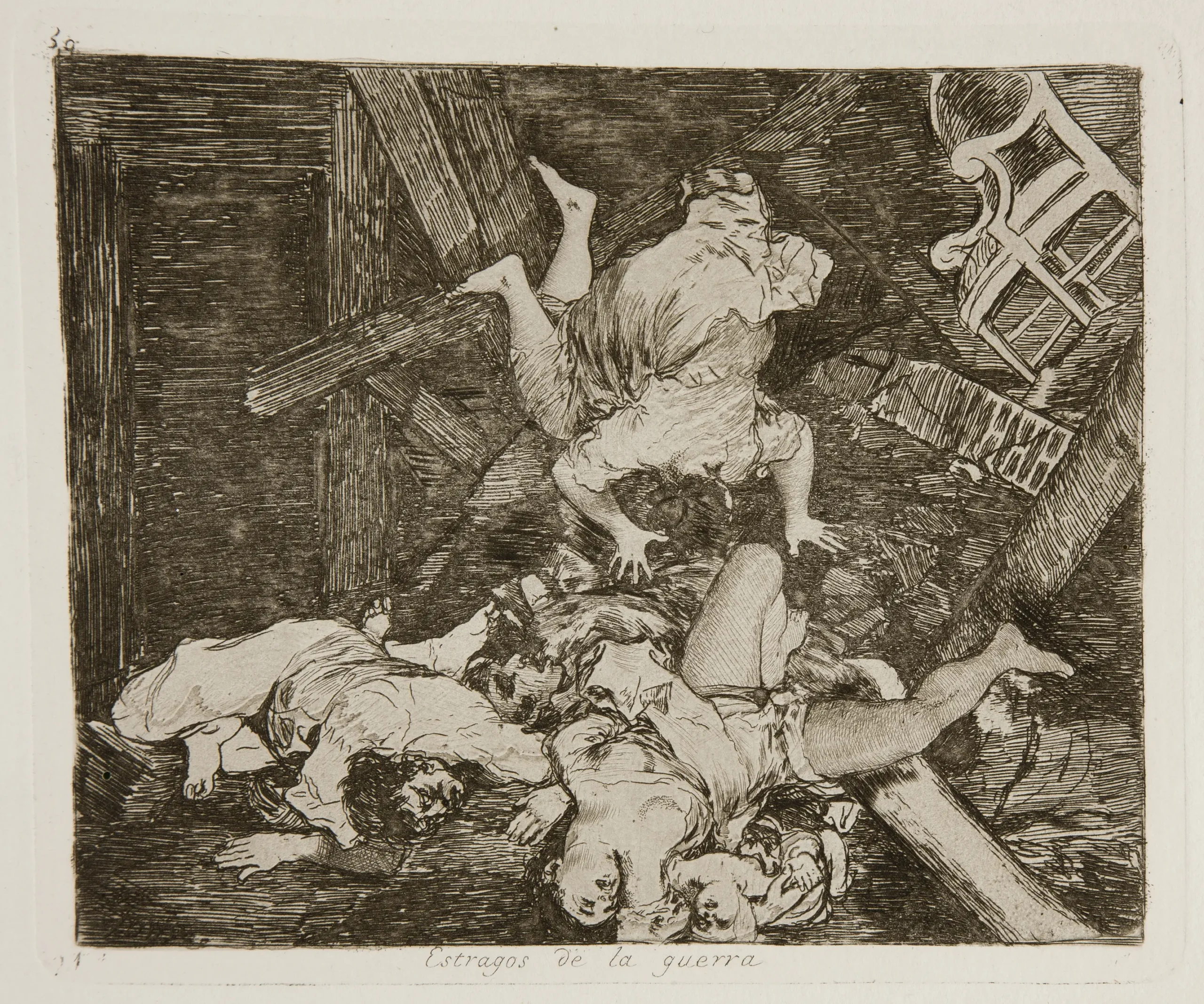 desastres de la guerra goya museo del prado - Qué técnica utiliza Goya en Los desastres de la guerra